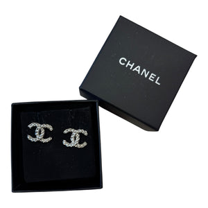 Chanel Silver Earrings