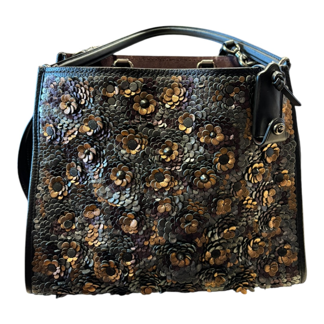 Coach Black + Bronze Purse