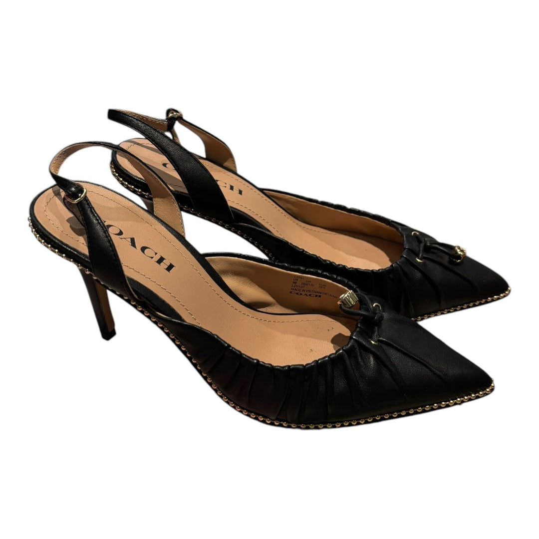 Coach Black Heels, 9