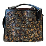 Load image into Gallery viewer, Coach Black + Bronze Purse
