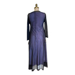 Load image into Gallery viewer, Maison Marie Saint Pierre Navy+Violet Dress, Extra Small
